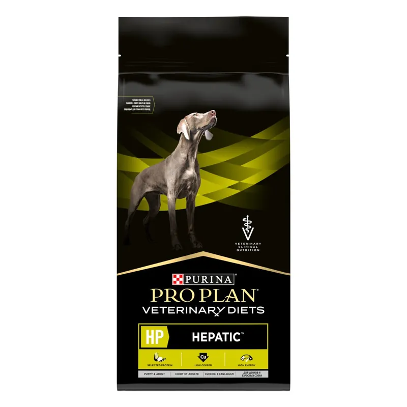 Purina Pro Plan Veterinary Diets HP Hepatic Sucha Karma Dla Psa 12kg Wspomaga Pracę Wątroby Nowość