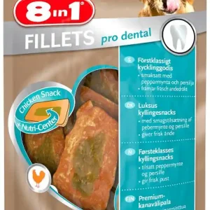 8in1 Przysmak Fillets Pro Dental dla psa op. 80g Zamów dziś
