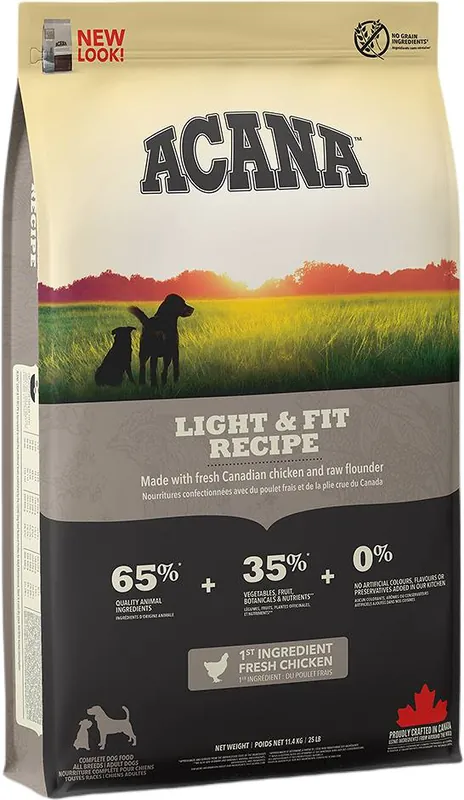 Acana Adult Light&Fit Karma dla psa 11.4kg Nowość