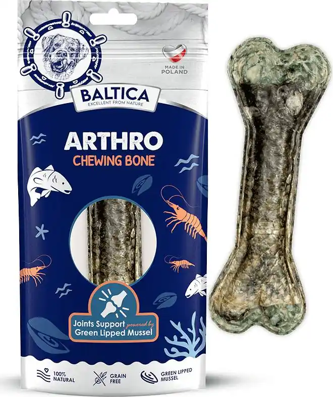 Wyprzedaż Baltica Arthro Chewing Bone Kość rybna wspomagająca stawy dla psa op. 1szt.