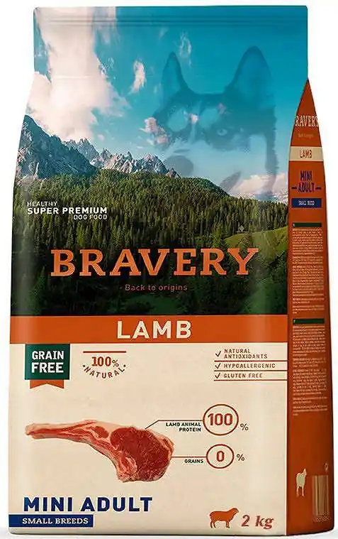 Bravery Adult Mini Lamb Karma z jagnięciną dla psa 2kg Wybór klientów