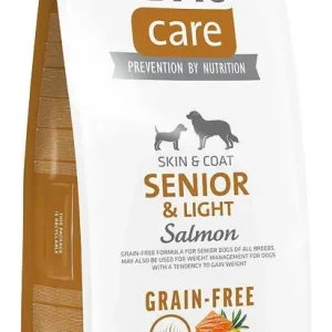 Bezpieczna płatność Brit Care Grain-Free Senior&Light Salmon Karma z łososiem dla psa 2x12kg TANI ZESTAW
