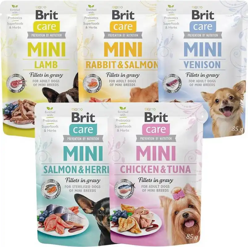 Oferta czasowa Brit Care MINI Pakiet degustacyjny Karma dla psa 20x85g
