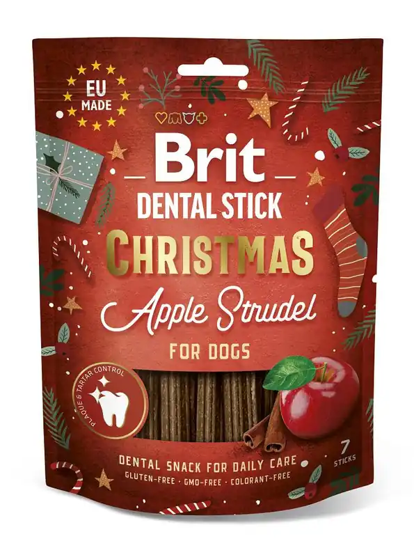 Wysoka jakość Brit Care Przysmak Dental Stick Christmas 250g ŚWIĄTECZNA EDYCJA