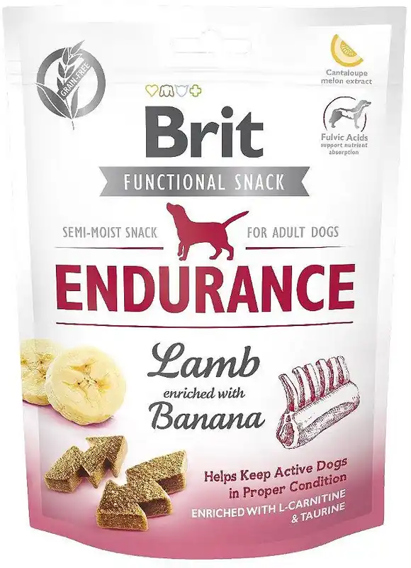 Do wyczerpania zapasów Brit Care Przysmak Functional Snack Endurance dla psa op. 150g