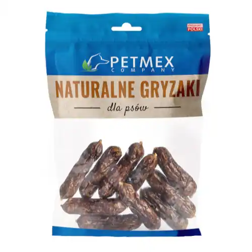 Bezpieczne zakupy Petmex Kiełbaski Z Jelenia 100g Naturalny Przysmak Dla Psa