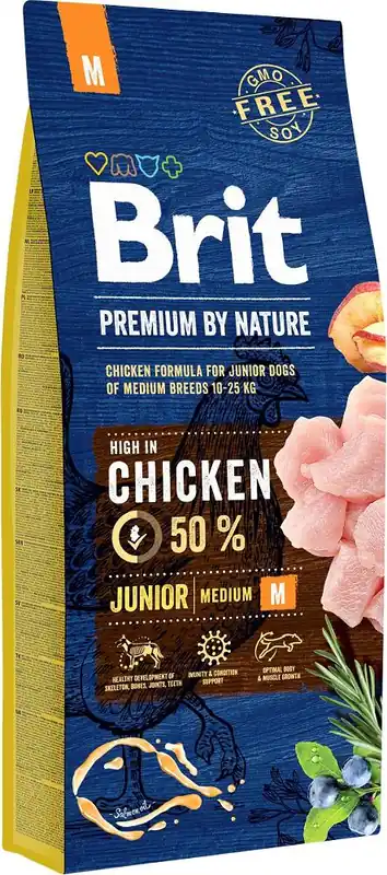 Taniej Brit Premium by Nature Junior Medium Karma dla szczeniaka 15kg