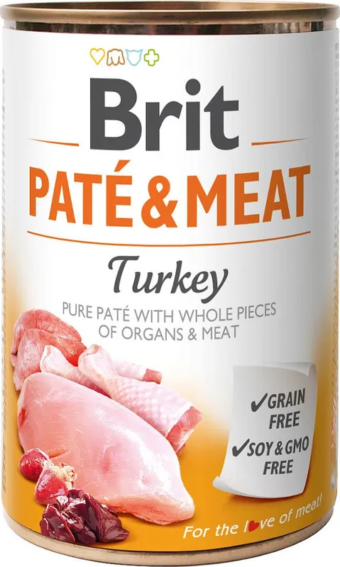 Oferta Brit Pate&Meat Turkey Karma z indykiem dla psa 800g