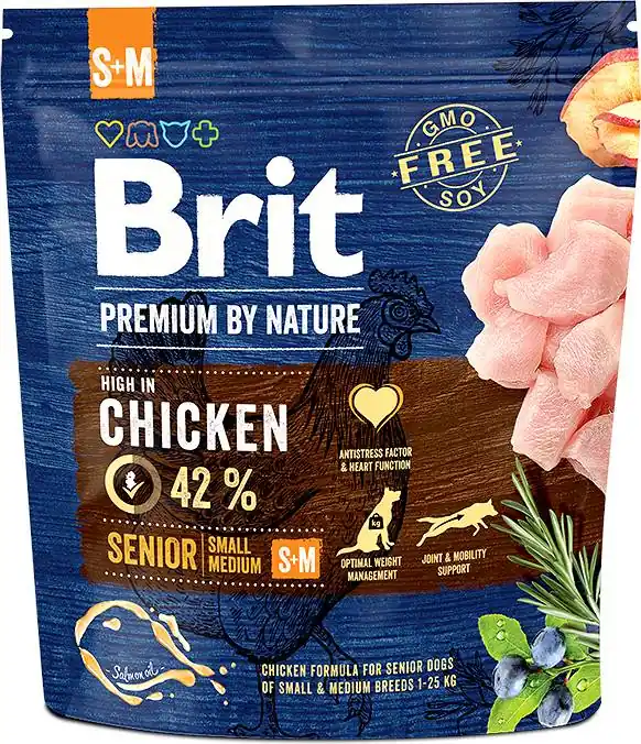 Brit Premium by Nature Senior Small&Medium Karma dla psa 1kg Oferta limitowana