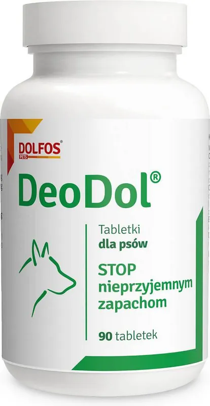 Najlepsza cena Dolfos DeoDol dla psa Suplement diety 90 tab.