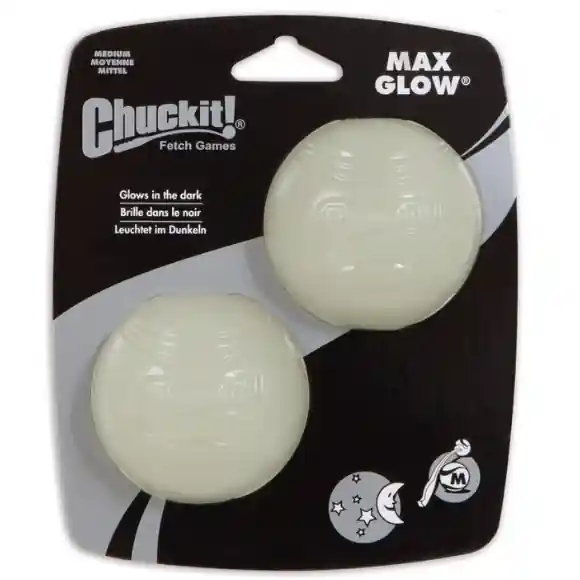 Chuck It Piłka dla psa Max Glow rozm. M op. 2szt. śr. 6.5cm nr kat. 33067 Nie przegap
