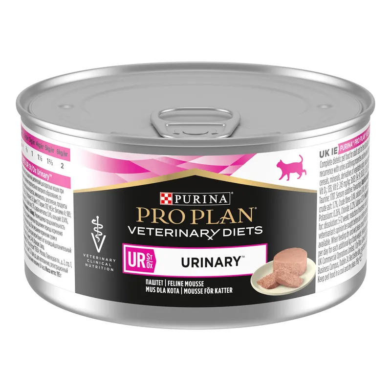 Purina Pro Plan Veterinary Diets UR Urinary 195g Mokra Karma Dla Kota Mus Przeciw Kamieniom Struwitowym Wybór klientów