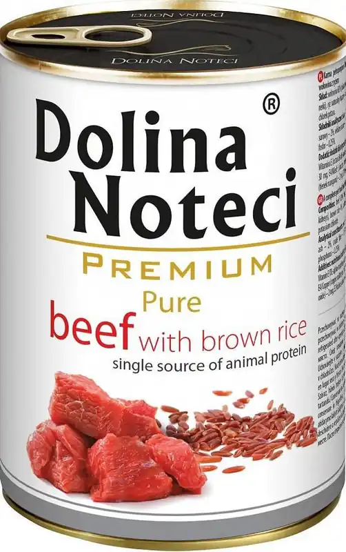 Dolina Noteci Premium Pure Beef Karma z wołowiną dla psa 400g WYPRZEDAŻ Taniej