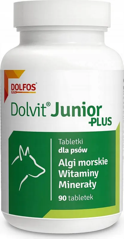 Dolvit Junior Plus dla szczeniaka Suplement diety 90 tab. Ekspresowa dostawa