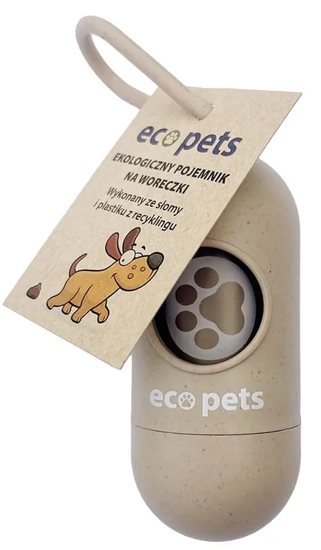 Eco Pets Pojemniczek z workami na psie ekskrementy Tylko do końca tygodnia