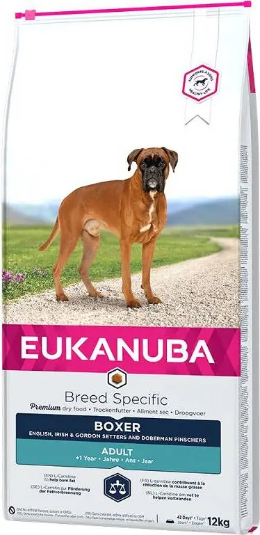 Ostatnie sztuki Eukanuba Adult Boxer Breed Karma dla psa 12kg