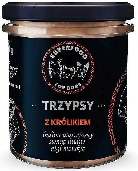 Trzypsy Adult Karma z królikiem dla psa 300g Łatwy zwrot