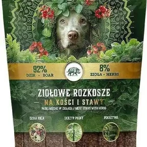 Najlepsza cena Trzypsy Deluxe Ziołowe Rozkosze na kości i stawy Przysmaki z dzikiem dla psa 70g