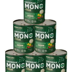 Bestseller Uniszki Unismak Adult Mono Karma z jeleniem dla psa 15x400g PAKIET