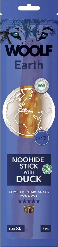 Kup teraz Woolf Earth Przysmak Noohide Stick z kaczką dla psa XL op. 85g