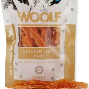 Ekspresowa dostawa Woolf Przysmak Chicken Jerky Bars dla psa op. 100g