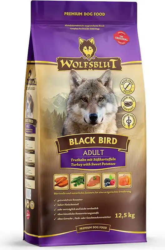 Niska cena Wolfsblut Black Bird Karma dla psa 12.5kg