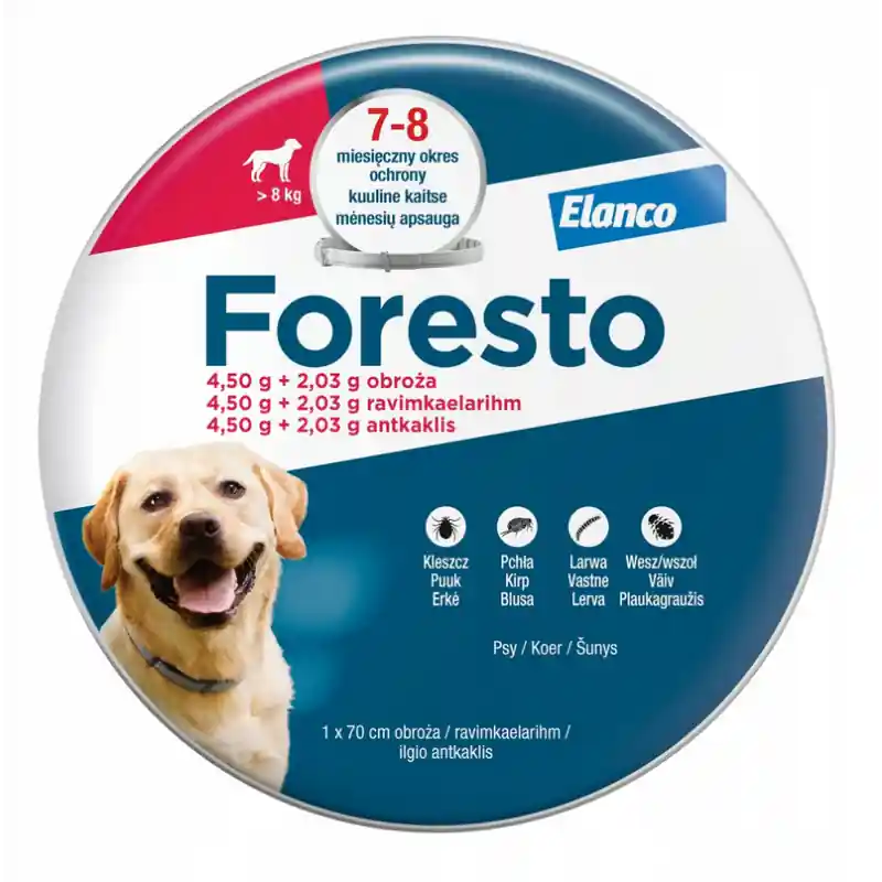 ELANCO Obroża Foresto dla psów 70 cm Ostatnie sztuki