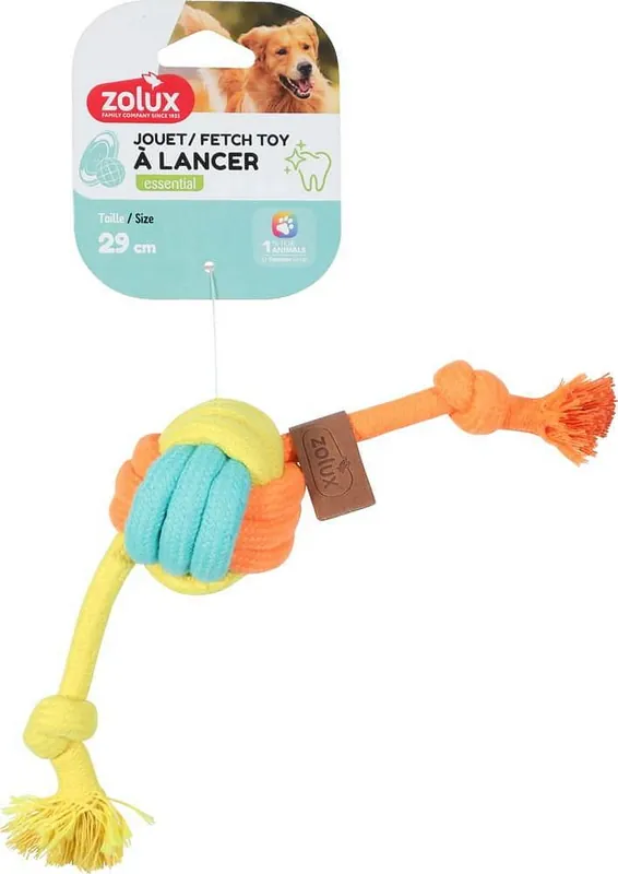 Zolux Twist Zabawka Sznur dla psa 29cm nr 480755 WYPRZEDAŻ Wybór klientów