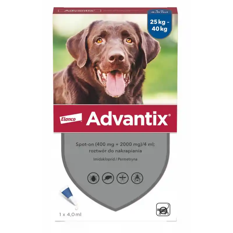 Premium ELANCO Advantix Spot-on 25kg - 40kg