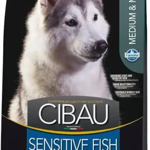 Farmina Cibau Adult Medium/Maxi Sensitive Fish Karma z rybą dla psa 2x14kg TANI ZESTAW Wysoka jakość