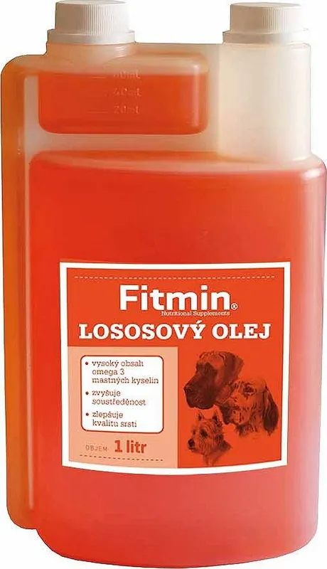 Fitmin Olej z łososia dla psa i kota 1000ml Tani