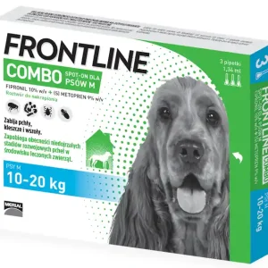 Bestseller Frontline COMBO Spot On dla Psa 10-20kg Krople na kleszcze rozm. M 1.34ml 3szt.