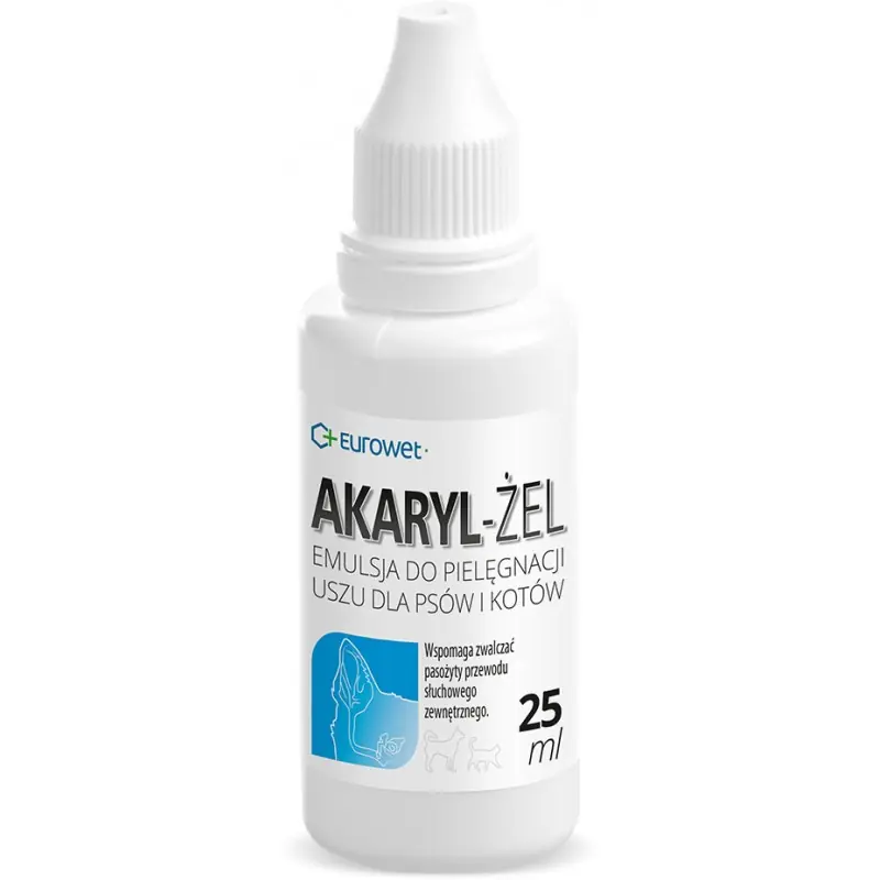EUROWET Akaryl - żel do pielęgnacji uszu 25ml Ostatnia szansa