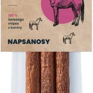 Bestseller Happy Snacky Napsanosy Przysmaki z koniny dla psa 3szt