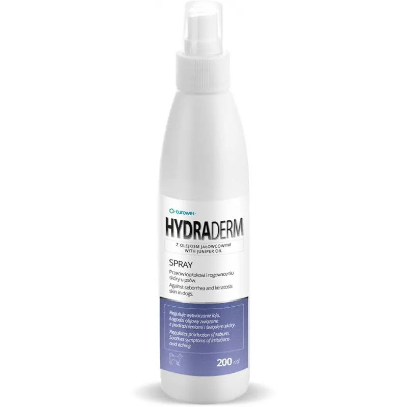 Promocja EUROWET Hydra-Derm Spray - łojotok i rogowacenie skóry 200ml