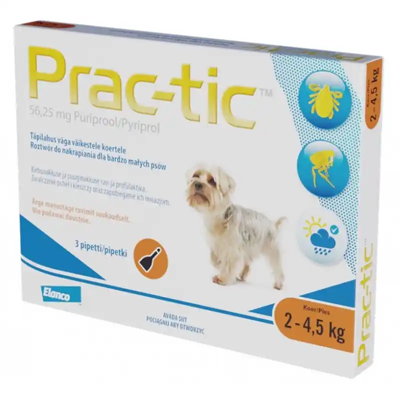 ELANCO Prac-Tic 2 - 4,5kg (3 pipety) Ostatnie sztuki