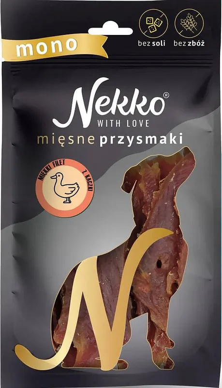 Nekko Mono Przysmak Filety z kaczki dla psa 80g Kup teraz