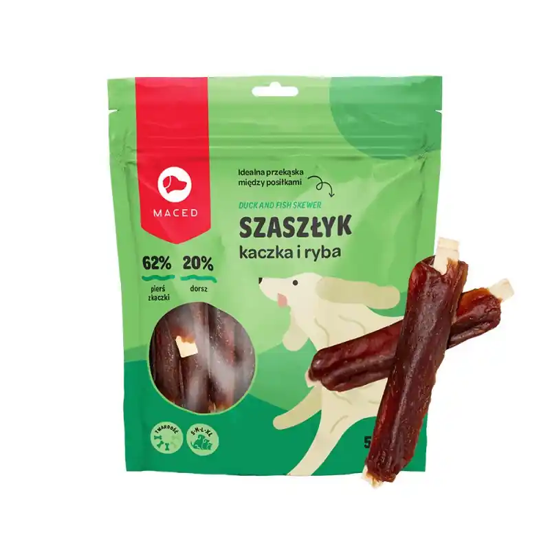 MACED Szaszłyk kaczka i ryba 500g Ograniczona ilość