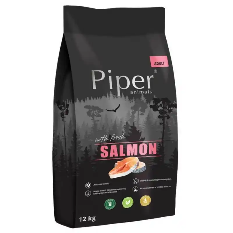 Sprawdź teraz DOLINA NOTECI PIPER z łososiem dla psa 12kg