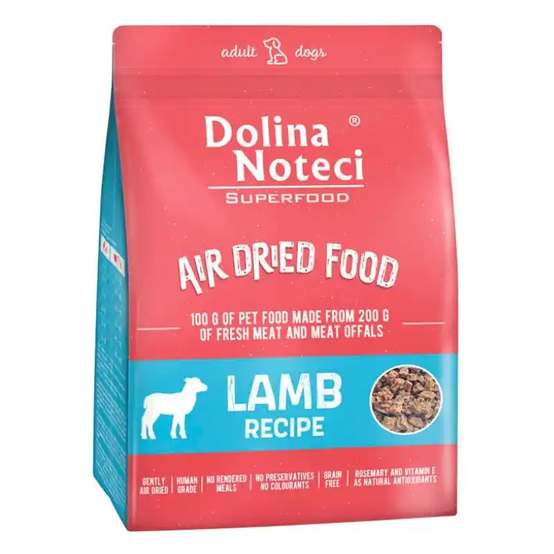 Wybór klientów DOLINA NOTECI Superfood Danie z Jagnięciny - karma suszona dla psa 1kg