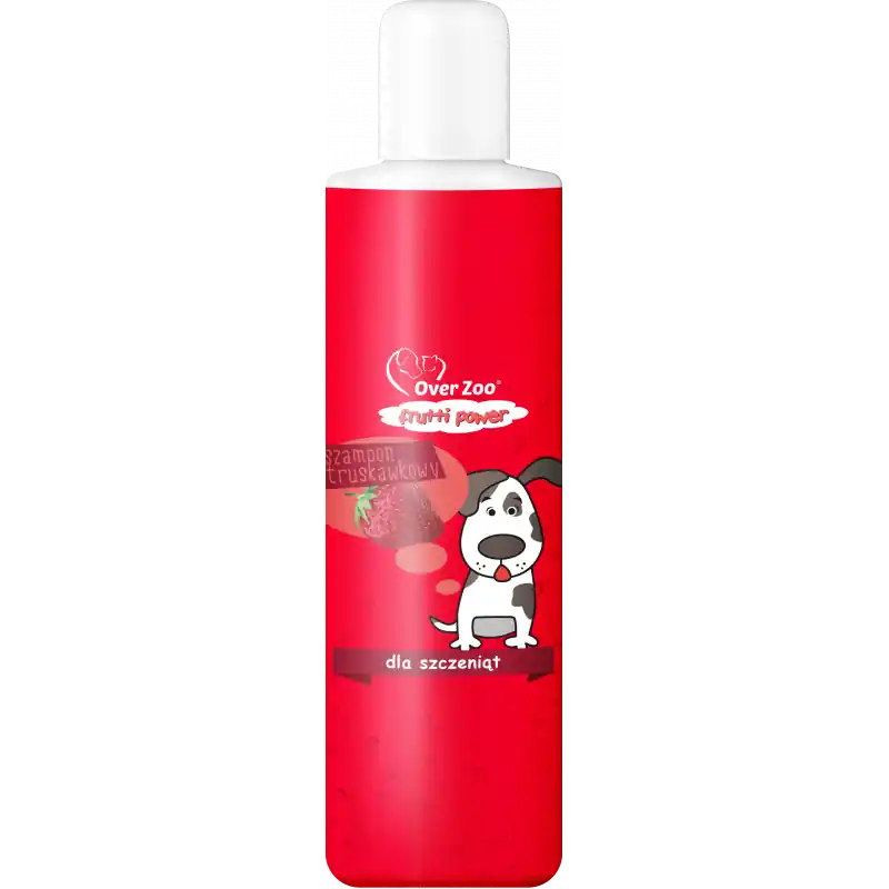 OVER ZOO Szampon truskawkowy dla szczeniąt 200ml Szybka wysyłka