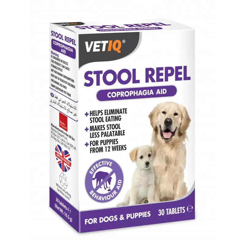 Nowość VETIQ Stool Repel Preparat przeciw koprofagi 30 tabletek