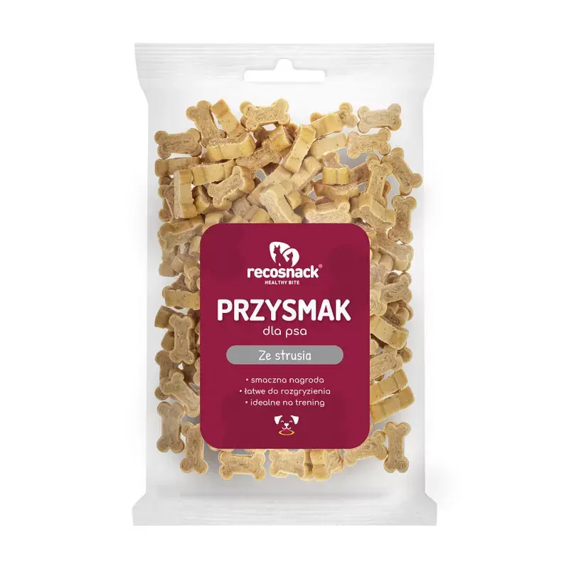 Ostatnie sztuki RECOSNACK Przysmak ze strusia