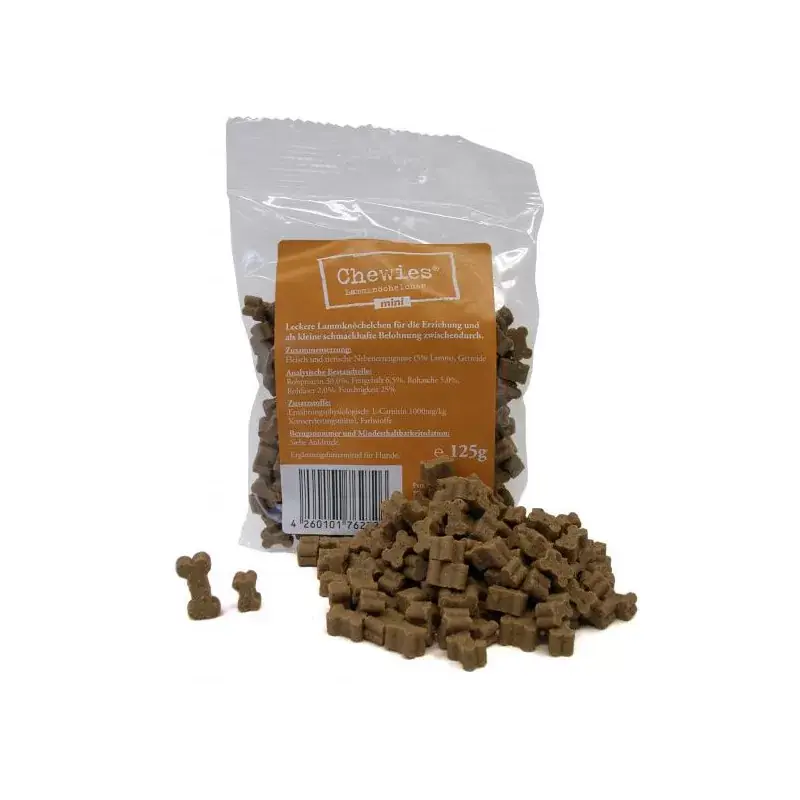 CHEWIES Kosteczki Jagnięce MINI 125g Szybka dostawa