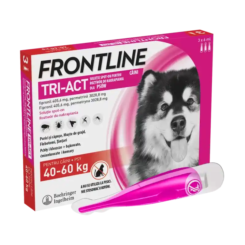 Nowy FRONTLINE Tri-Act Spot On XL powyżej 40kg - 1 pipeta