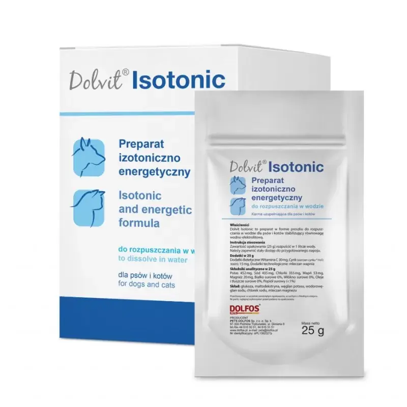 DOLFOS Dolvit Isotonic 10 saszetek x 25g Zniżka