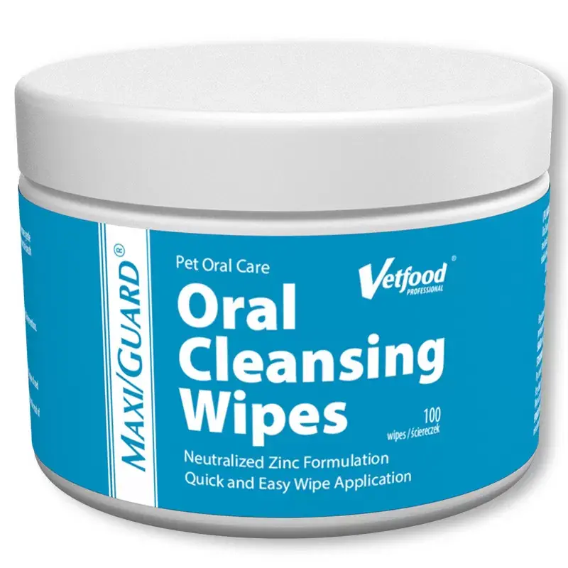 Ostatnie sztuki VETFOOD MAXI / GUARD Oral Cleansing Wipes 100 szt.