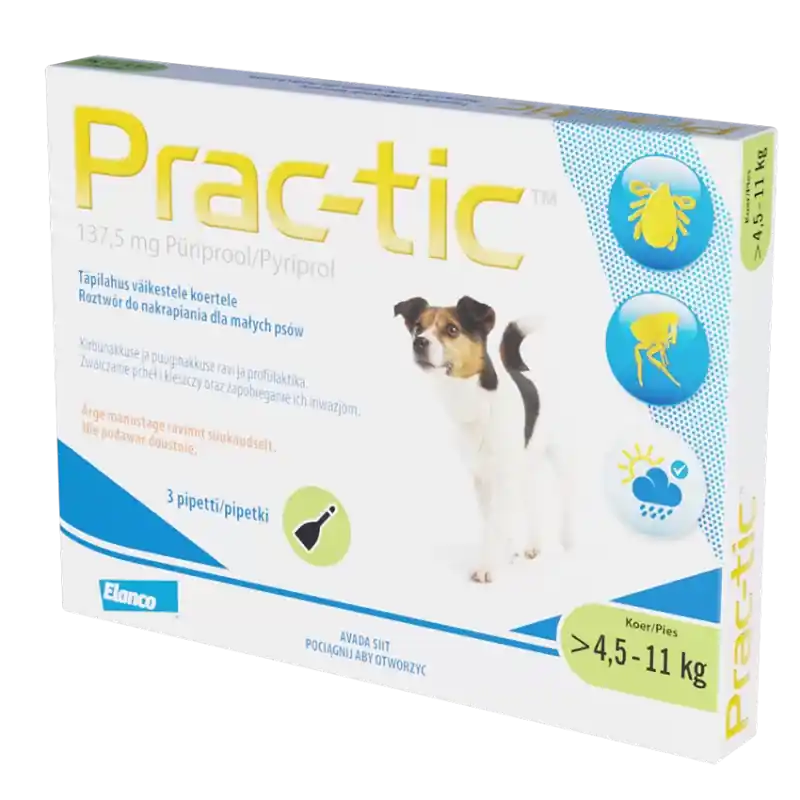 Niska cena ELANCO Prac-Tic 4,5 - 11kg (3 pipety)