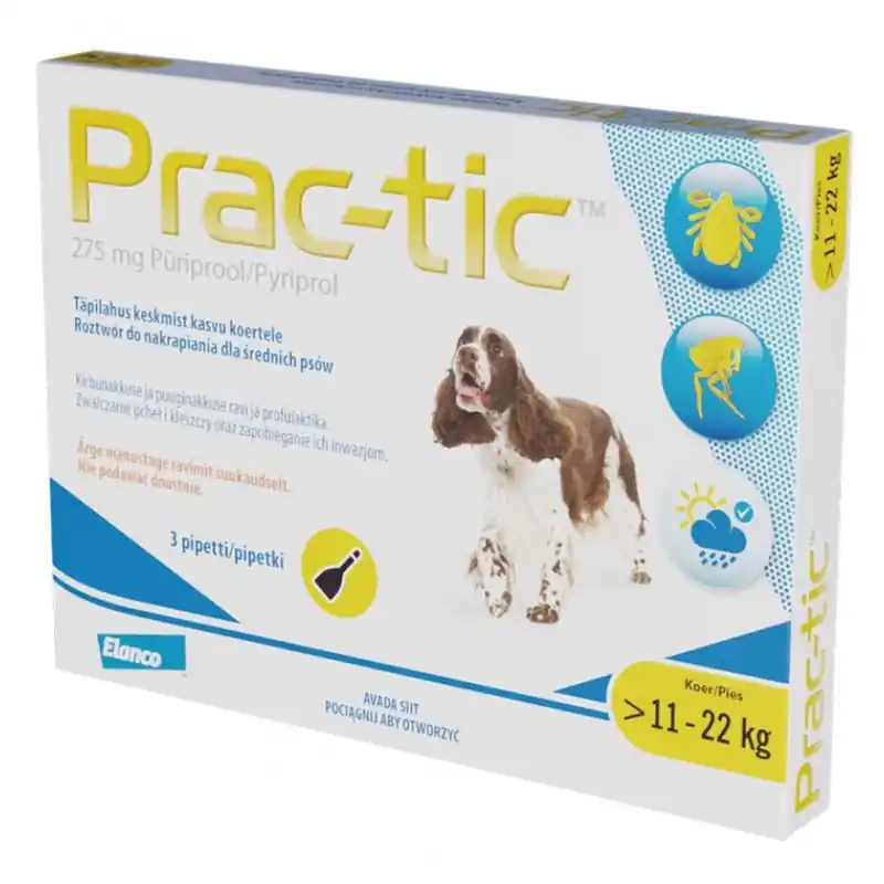 Promocja ELANCO Prac-Tic 11 - 22kg (3 pipety)