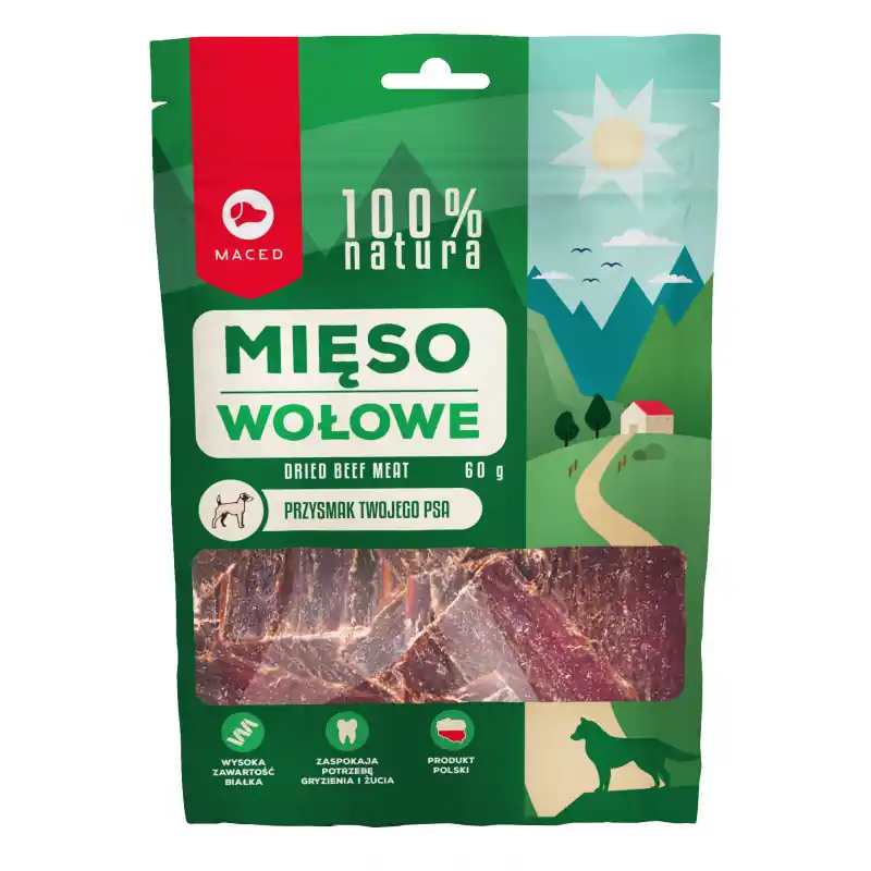 MACED 100% Natura Mięso Wołowe Łatwy zwrot